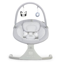 Leagan electric pentru bebelusi Kinderkraft Luli 2 in 1 Grey