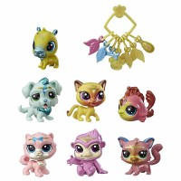 Set 7 figurine Littlest Pet Shop animalute norocoase - Bal de cristal