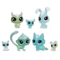 Set 7 figurine Littlest Pet Shop - Tinutul Inghetat Verde