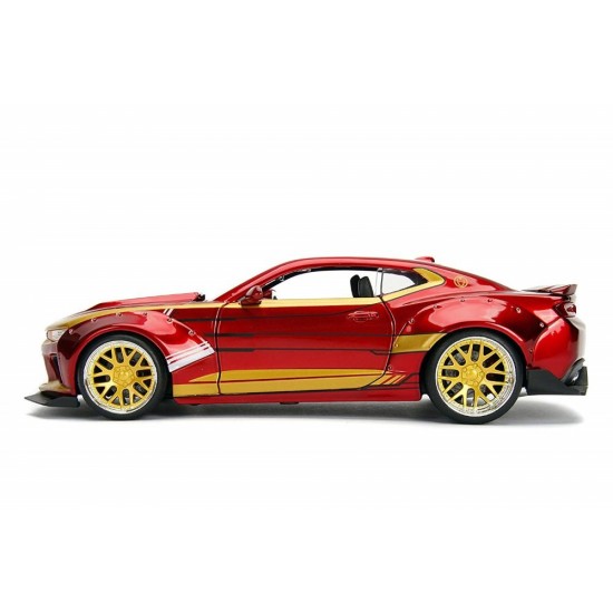 Macheta metalica Iron Man Chevy Camaro 2016 scara 1:24