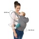 Marsupiu ergonomic Kinderkraft Huggy Grey