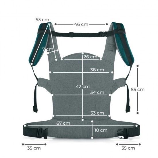 Marsupiu ergonomic Kinderkraft Milo Nature Vibes