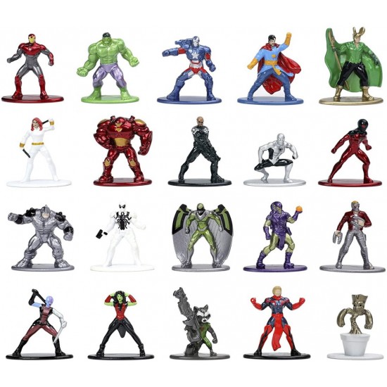 Set 20 de nanofigurine metal 4 cm Marvel 