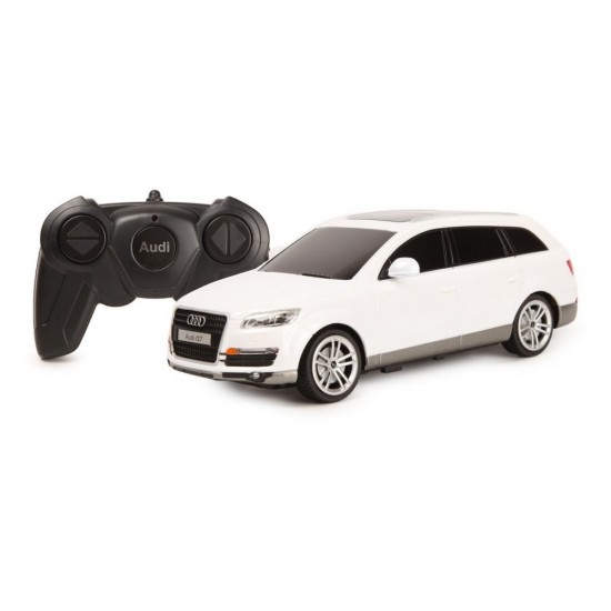 Masina cu telecomanda Audi Q7 alb scara 1:24