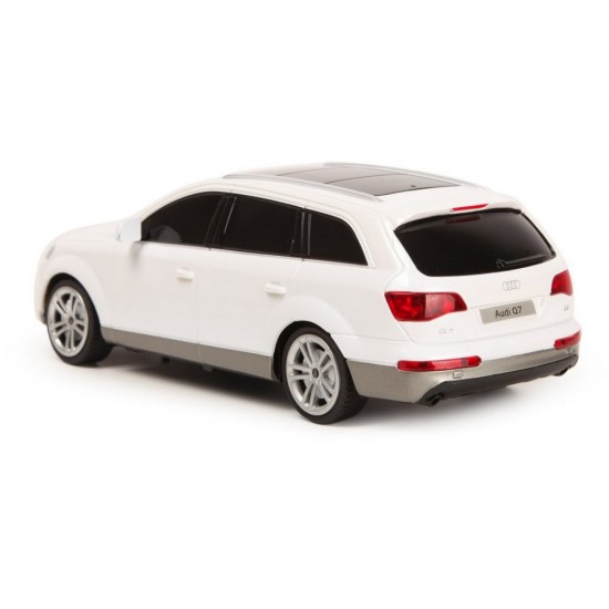 Masina cu telecomanda Audi Q7 alb scara 1:24