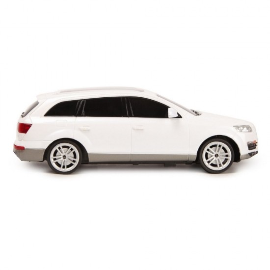 Masina cu telecomanda Audi Q7 alb scara 1:24