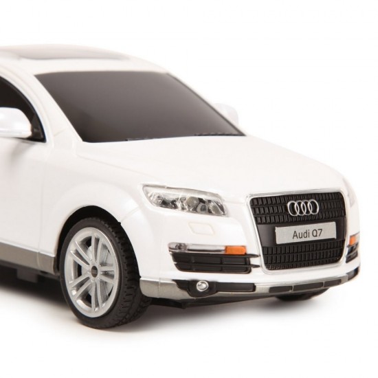 Masina cu telecomanda Audi Q7 alb scara 1:24