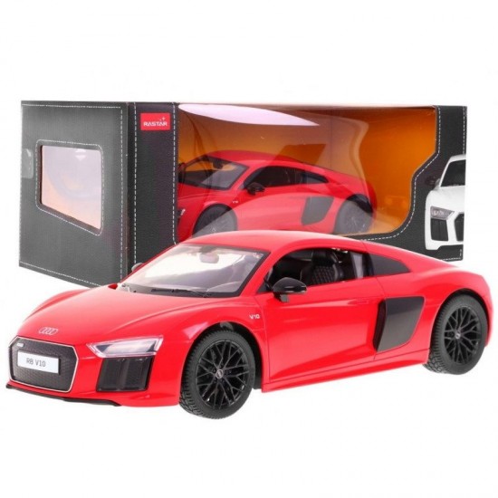 Masina cu telecomanda Audi R8 rosu scara 1:14