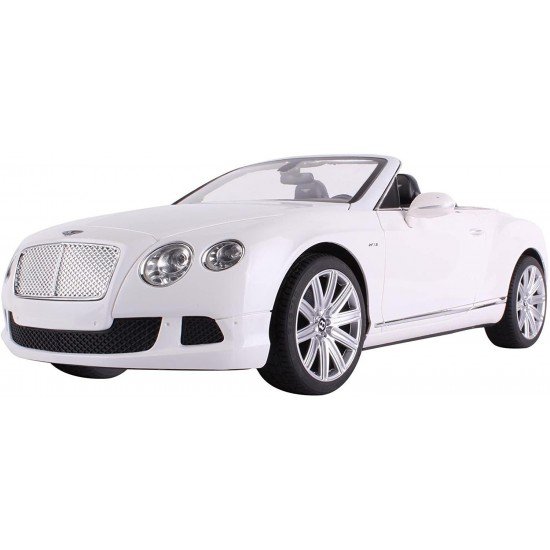 Masina cu telecomanda Bentley Continental GT alb scara 1:12