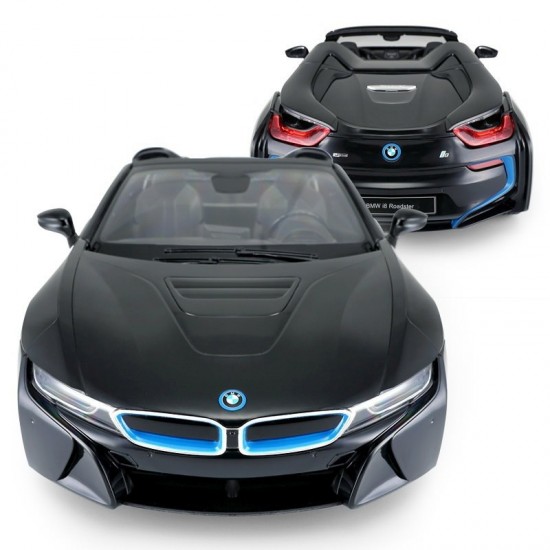 Masina cu telecomanda BMW I8 negru scara 1:12