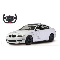 Masina cu telecomanda BMW M3 alb cu scara 1:14