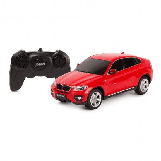 Masinuta cu telecomanda BMW X6 rosu scara 1:24