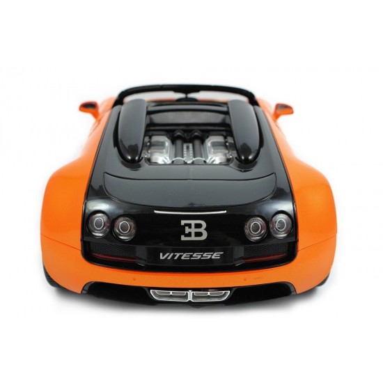 Masina cu telecomanda Bugatti Grand Sport Vitesse portocaliu cu scara 1:14