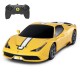 Masina cu telecomanda Ferrari 458 Speciale A galben cu scara 1:24