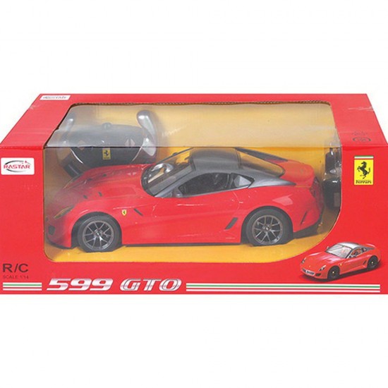 Masina cu telecomanda Ferrari 599 GTO rosie scara 1:14