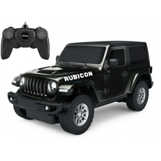 Masina cu telecomanda Jeep Wrangler JL negru scara 1:24