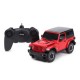 Masina cu telecomanda Jeep Wrangler JL rosu scara 1:24