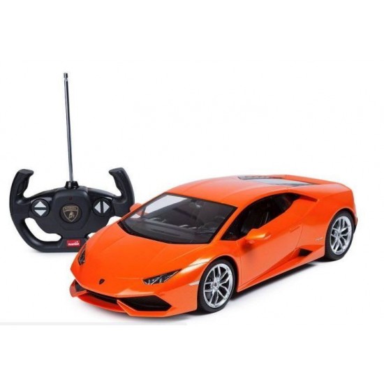 Masina cu telecomanda Lamborghini LP610-4 portocalie scara 1:14