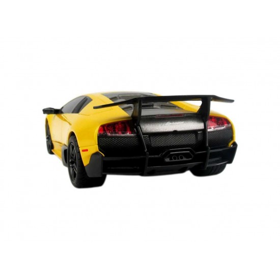 Masina cu telecomanda Lamborghini Murcielago LP670 galben scara 1:24