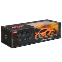 Masina cu telecomanda Lamborghini Sian portocaliu scara 1:24