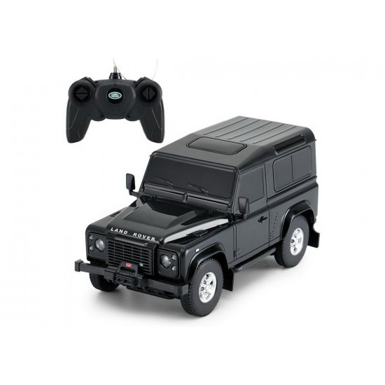 Masina cu telecomanda Land Rover Defender negru scara 1:24