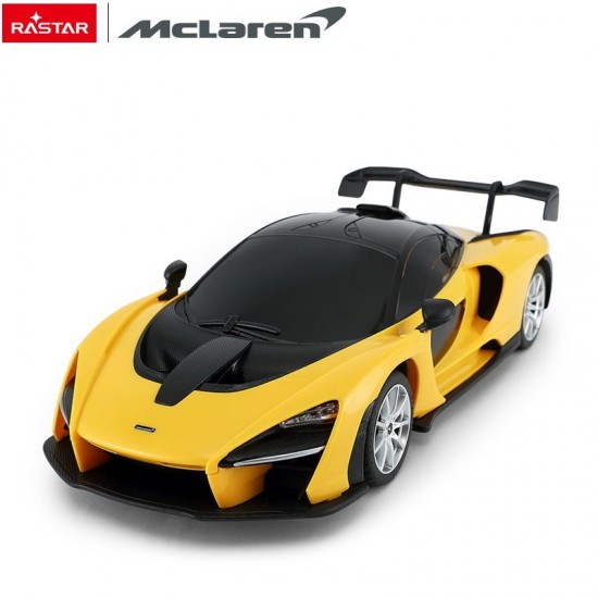 Masina cu telecomanda McLaren Senna galben scara 1:18