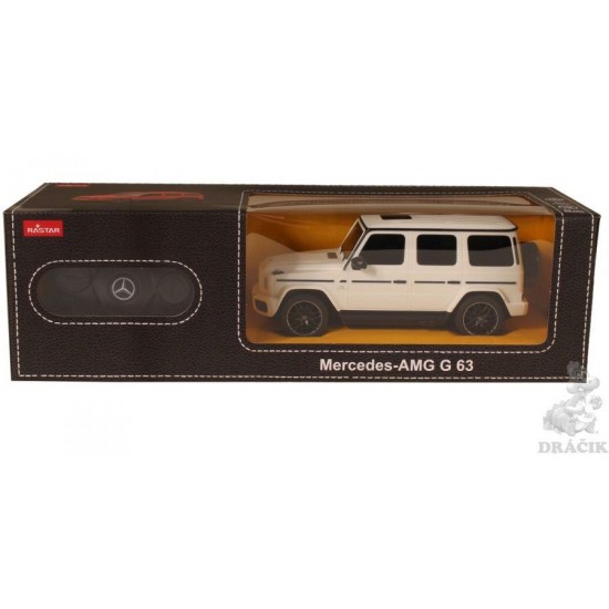 Masina cu telecomanda Mercedes-Benz G63 alb scara 1:24