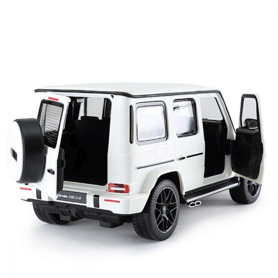 Masina cu telecomanda Mercedes-Benz G63 alb scara 1:24