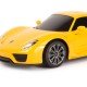 Masinuta cu telecomanda Porche 918 Spyder galben scara 1:24