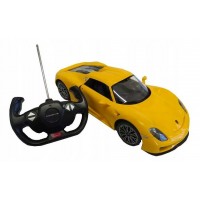 Masina cu telecomanda Porsche 918 Spyder galben scara 1:14