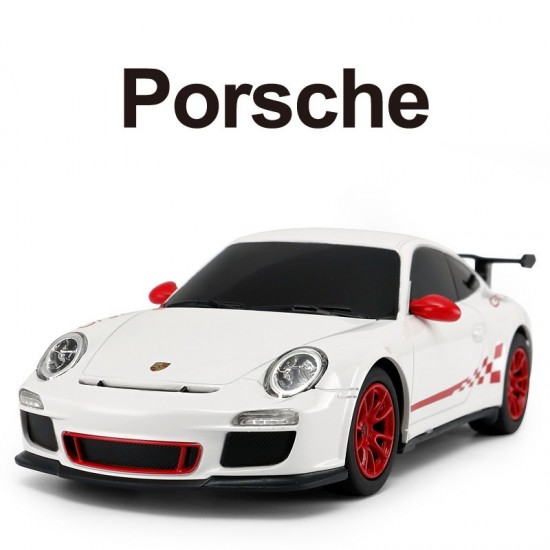 Masina cu telecomanda Porsche GT3 RS alb cu scara 1:24