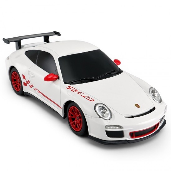 Masina cu telecomanda Porsche GT3 RS alb cu scara 1:24