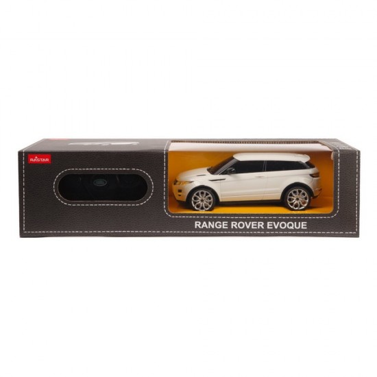 Masina cu telecomanda Range Rover Evoque alb scara 1:24
