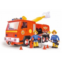 Masina Pompierului Sam cu 2 figurine, sunete si lumini