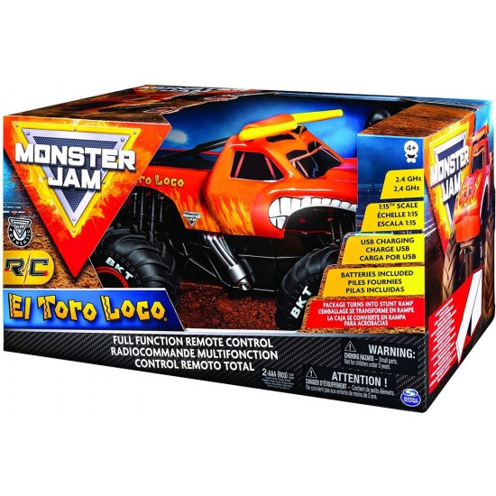 Masina radiocomandata El Toro Loco Monster Jam scara 1:15