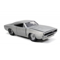 Masinuta metalica Fast and Furious 1968 Dom's Dodge Charger scara 1:24