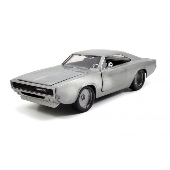 Masinuta metalica Fast and Furious 1968 Dom's Dodge Charger scara 1:24