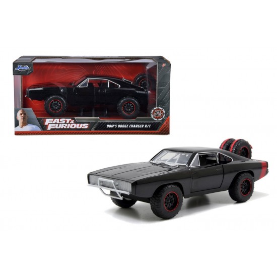 Masinuta metalica Fast and Furious 1970 Dom's Dodge Charger scara 1:24