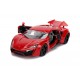 Masinuta metalica Fast and Furious Lykan Hypersport scara 1:18  cu figurina Dominic