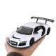 Masinuta metalica Audi R8 alb scara 1:24