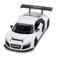 Masinuta metalica Audi R8 alb scara 1:24