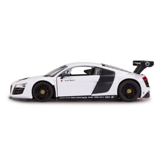 Masinuta metalica Audi R8 alb scara 1:24