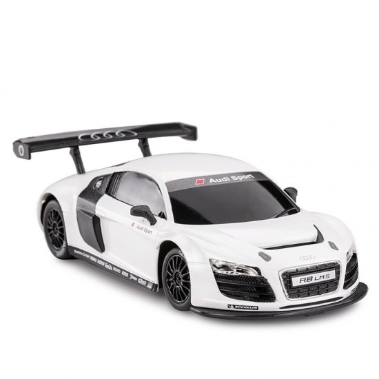 Masinuta metalica Audi R8 argintie scara 1:24