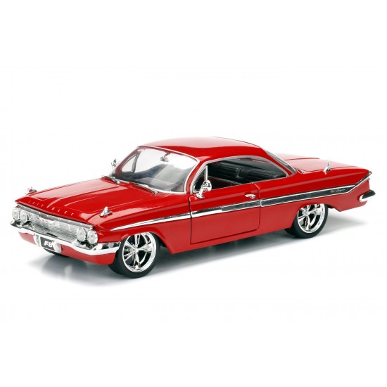 Masinuta metalica Fast and Furious 1961 Chevy Impala scara 1:24