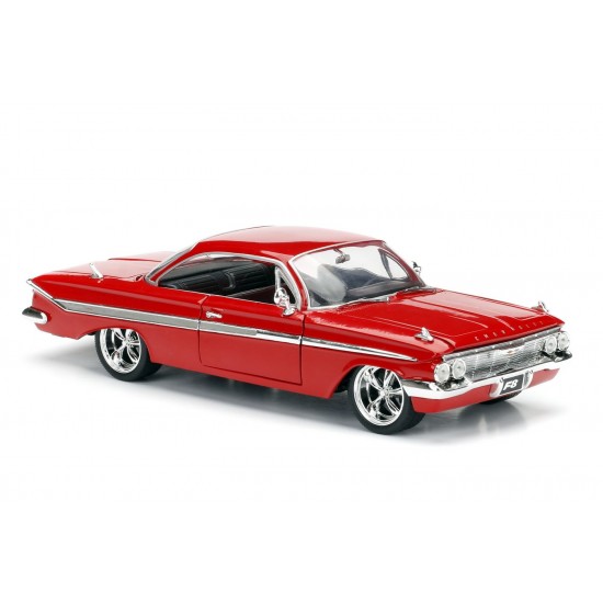 Masinuta metalica Fast and Furious 1961 Chevy Impala scara 1:24