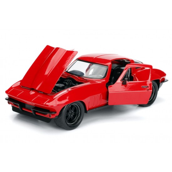 Masinuta metalica Fast and Furious 1966 Chevy Corvette scara 1:24