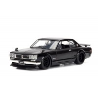 Masinuta metalica Fast and Furious 1971 Nissan Skyline scara 1:24