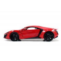 Masinuta metalica Fast and Furious Lykan Hypersport scara 1:24