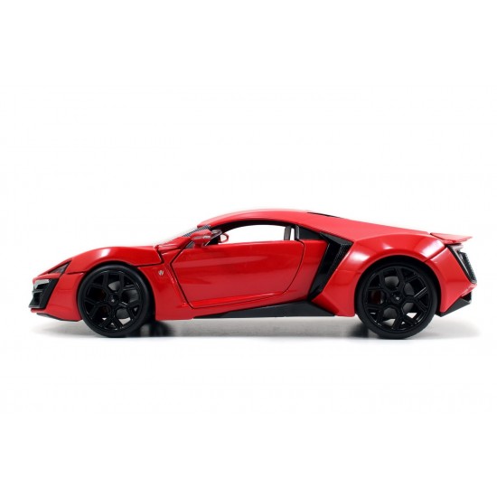 Masinuta metalica Fast and Furious Lykan Hypersport scara 1:24