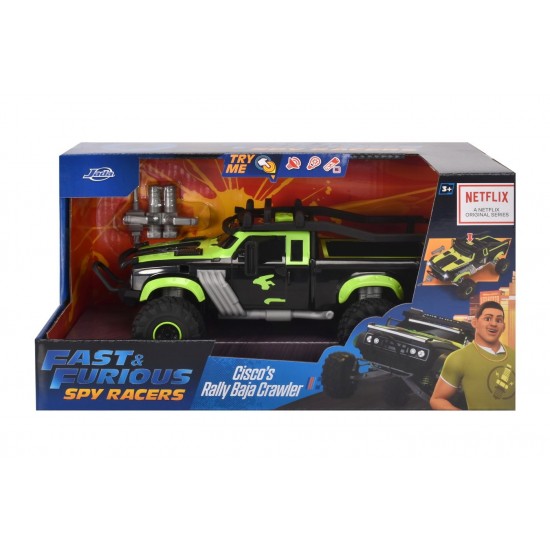 Masinuta metalica Fast and Furious Spy Racers Cisco's Rally Baja Crawler scara 1:24